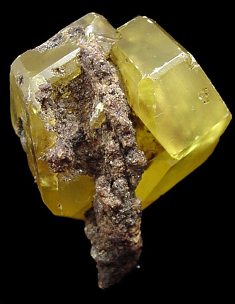 Sulfur from Agrigento District (Girgenti), Sicily, Italy