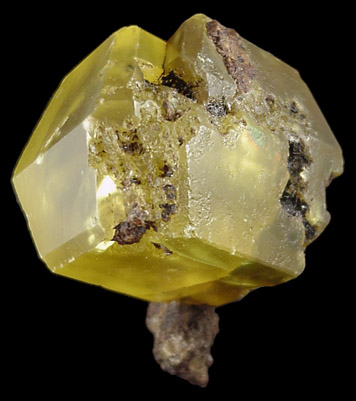 Sulfur from Agrigento District (Girgenti), Sicily, Italy