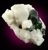 Diopside in Albite from Mulvaney property, Pitcairn, St. Lawrence County, New York