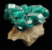 Dioptase from Altyn-Tyube, 66 km east of Karagandy, Karaganda Oblast', Kazakhstan (Type Locality for Dioptase)