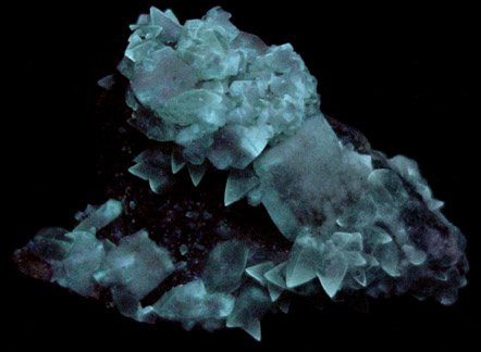 Strontianite pseudomorph after Celestine from Lime City, Wood County, Ohio