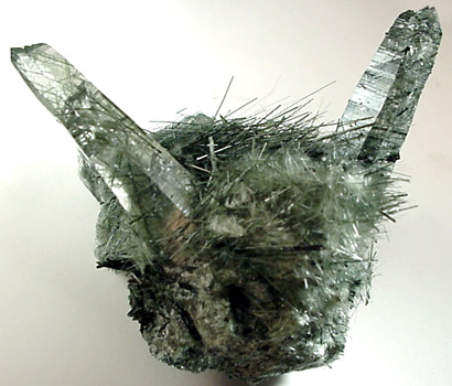 Actinolite and Quartz from Alchuri, Shigar Valley, Skardu District, Baltistan, Gilgit-Baltistan, Pakistan