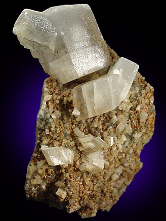 Calcite from Baron, Ober Wallis, Switzerland