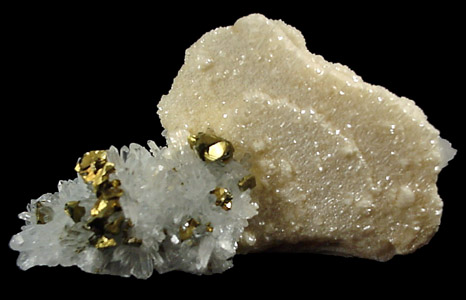 Calcite, Pyrite, Quartz from Cavnic Mine (Kapnikbanya), Maramures, Romania
