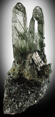 Actinolite and Quartz from Alchuri, Shigar Valley, Skardu District, Baltistan, Gilgit-Baltistan, Pakistan