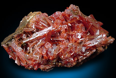 Crocoite from Dundas, Tasmania, Australia