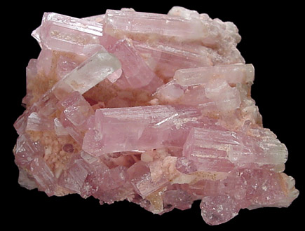 Elbaite Tourmaline, Montmorillonite, Topaz from Mawi Pegmatite, Nuristan Province, Afghanistan