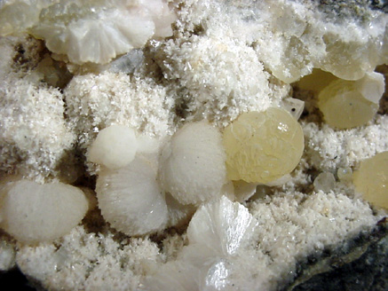 Thomsonite with Prehnite from Lower New Street Quarry, Paterson, Passaic County, New Jersey