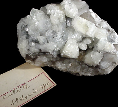 Calcite from St. Louis, St. Louis County, Missouri