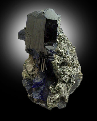 Azurite from Tsumeb Mine, Otavi-Bergland District, Oshikoto, Namibia