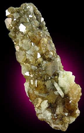 Grossular Garnet with Diopside from Belvidere Mountain Quarries, Lowell (commonly called Eden Mills), Orleans County, Vermont