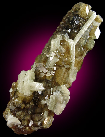 Grossular Garnet with Diopside from Belvidere Mountain Quarries, Lowell (commonly called Eden Mills), Orleans County, Vermont