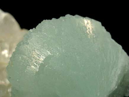 Prehnite on Calcite from Tafelkop, Goboboseb Mountains, 27 km west of Brandberg Mountain, Erongo region, Namibia