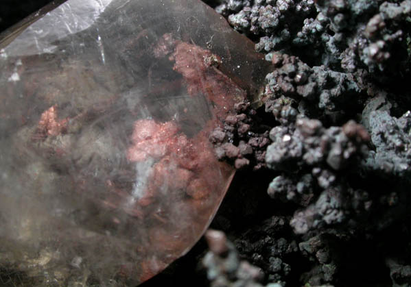 Copper and Calcite from Onganja Mine, Seeis, Khomas, Namibia