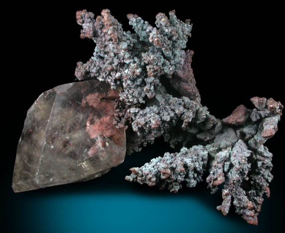 Copper and Calcite from Onganja Mine, Seeis, Khomas, Namibia