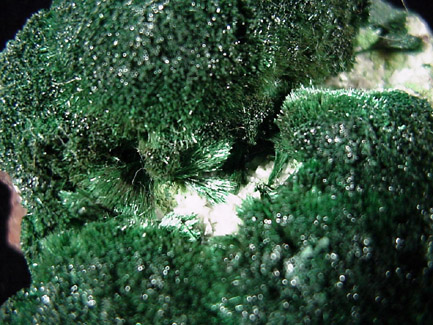 Malachite over Dolomite from Tsumeb Mine, Otavi-Bergland District, Oshikoto, Namibia