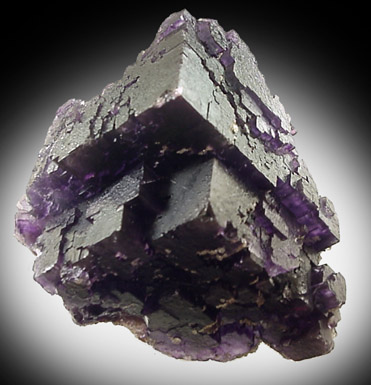 Fluorite with Calcite from Rosiclare District, Hardin County, Illinois