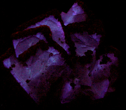 Fluorite with Siderite from West Cumberland Iron Mining District, Cumbria, England