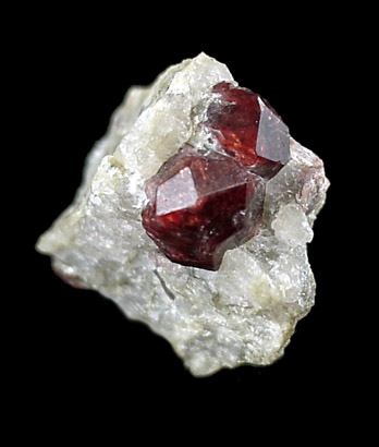 Almandine Garnet from Interstate 290 and Interstate 495 interchange, Marlborough, Middlesex County, Massachusetts