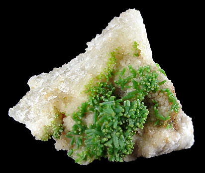 Pyromorphite from Manhan Lead Mines, Loudville District, 3 km northwest of Easthampton, Hampshire County, Massachusetts
