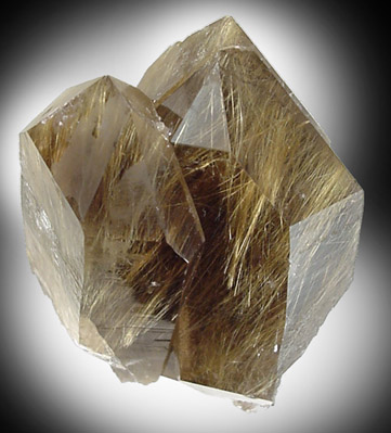 Quartz with Rutile inclusions from Novo Horizonte, Bahia, Brazil