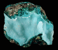 Quartz over Chrysocolla from Ray Mine, Pinal County, Arizona