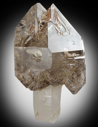 Quartz var. Smoky Scepter from Tafelkop, Goboboseb Mountains, 27 km west of Brandberg Mountain, Erongo region, Namibia