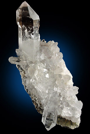 Quartz var. Amethyst Scepter from Tafelkop, Goboboseb Mountains, 27 km west of Brandberg Mountain, Erongo region, Namibia