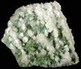 Mottramite and Calcite from Tsumeb Mine, Otavi-Bergland District, Oshikoto, Namibia