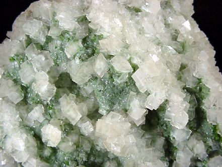 Mottramite and Calcite from Tsumeb Mine, Otavi-Bergland District, Oshikoto, Namibia