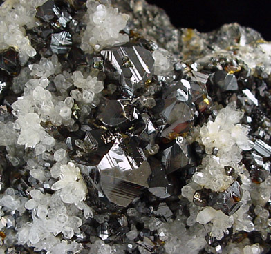 Sphalerite and Quartz from Cavnic Mine (Kapnikbanya), Maramures, Romania