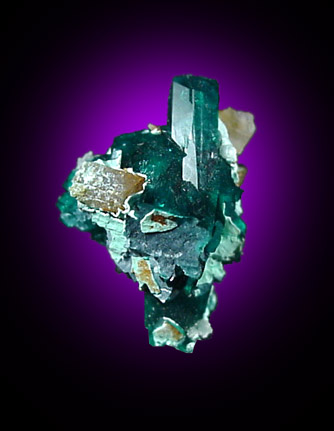 Dioptase from Omaue, Kaokoveld, Namibia