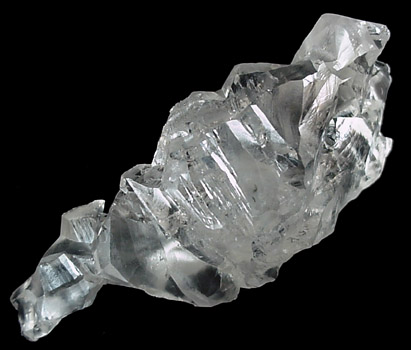 Quartz - etched crystals from Tormiq area, northwest of Skardu, Haramosh Mountains, Baltistan, Gilgit-Baltistan, Pakistan