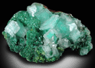 Dioptase and Calcite from Tsumeb Mine, Otavi-Bergland District, Oshikoto, Namibia