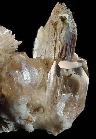 Topaz, Albite, Muscovite from Dassu, Braldu Valley, Baltistan, Gilgit-Baltistan, Pakistan