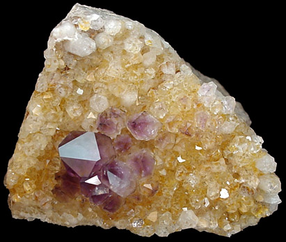 Quartz var. Amethyst from Kidder Lane east of Woodland Road, Southborough, Worcester County, Massachusetts