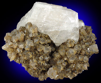 Calcite and Beta-Quartz from Dalnegorsk, Primorskiy Kray, Russia