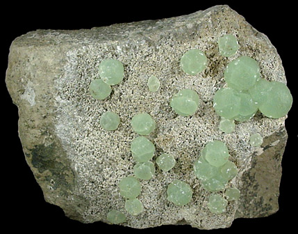 Prehnite from Prospect Park Quarry, Prospect Park, Passaic County, New Jersey