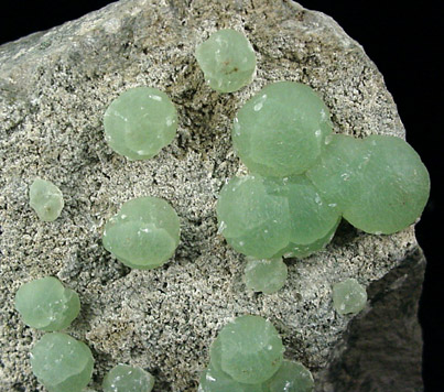 Prehnite from Prospect Park Quarry, Prospect Park, Passaic County, New Jersey