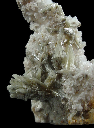 Mimetite on Quartz from Tsumeb Mine, Otavi-Bergland District, Oshikoto, Namibia