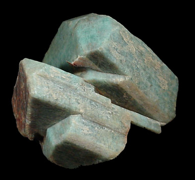 Microcline var. Amazonite from Crystal Creek, Florissant, Teller County, Colorado