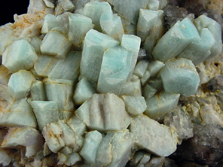 Microcline var. Amazonite from Crystal Creek, Florissant, Teller County, Colorado