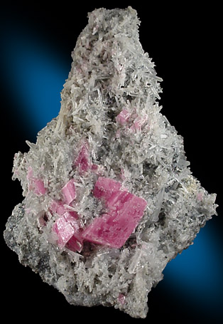 Rhodochrosite, Quartz, Galena from Tanner Boy Mine, Alma District, Park City, Colorado