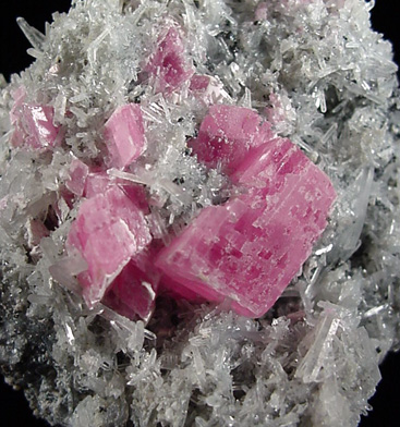 Rhodochrosite, Quartz, Galena from Tanner Boy Mine, Alma District, Park City, Colorado