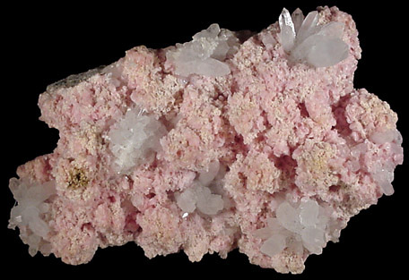 Rhodochrosite and Quartz from Cavnic Mine (Kapnikbanya), Maramures, Romania (Type Locality for Rhodochrosite)