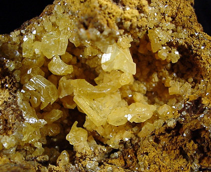 Mimetite from Guatomo Mine, near Tham Thalu, south of Hat Yai, Yala Province, Thailand