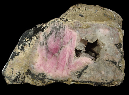 Rhodochrosite and Quartz from near Silverton, San Juan County, Colorado