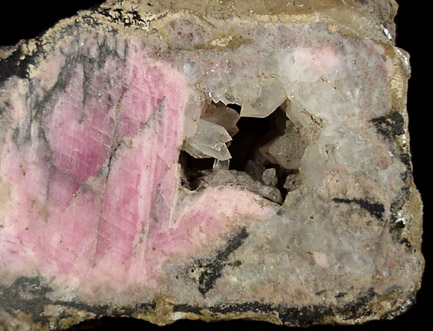 Rhodochrosite and Quartz from near Silverton, San Juan County, Colorado