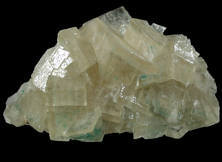 Dioptase in Calcite from Tsumeb Mine, Otavi-Bergland District, Oshikoto, Namibia