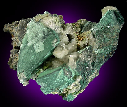 Malachite pseudomorph after Azurite from Tsumeb Mine, Otavi-Bergland District, Oshikoto, Namibia